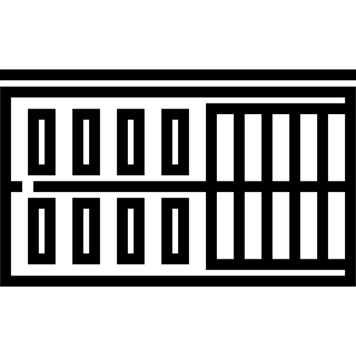 biurowiec Detailed Straight Lineal ikona