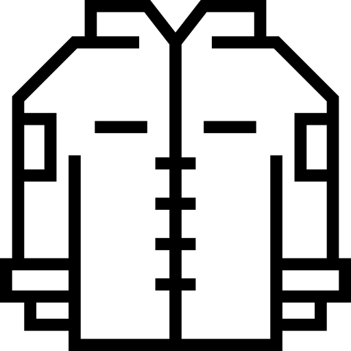 chaqueta Detailed Straight Lineal icono