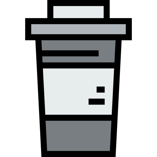 taza de café Detailed Straight Lineal color icono