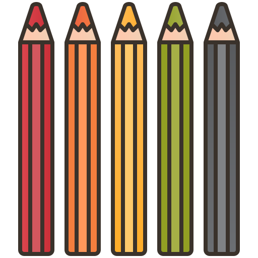 crayons de couleur Amethys Design Lineal Color Icône