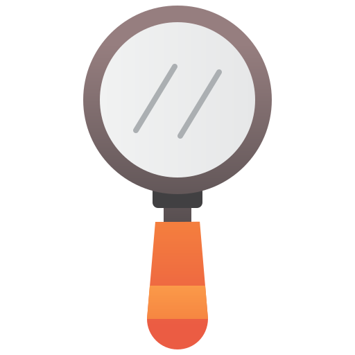 Loupe Amethys Design Flat icon