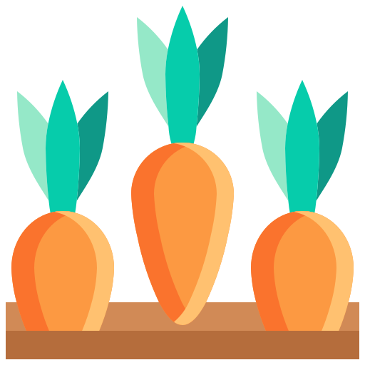 Морковь Justicon Flat иконка