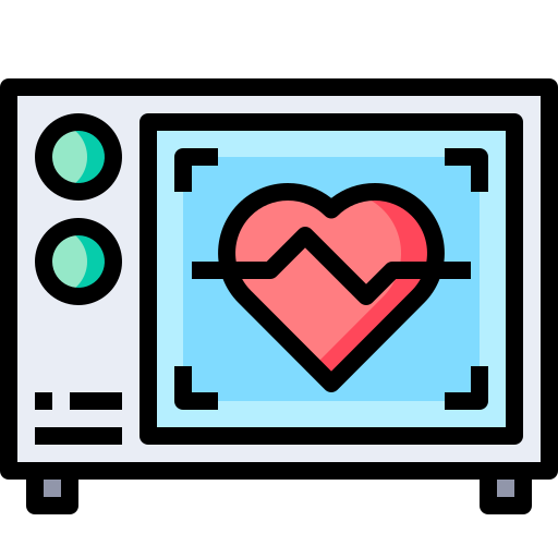 monitor pracy serca Justicon Lineal Color ikona