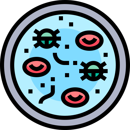 bakterien Justicon Lineal Color icon