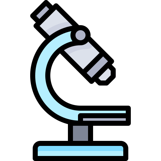 mikroskop Justicon Lineal Color ikona
