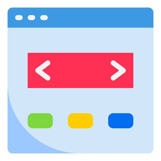Coding srip Flat icon