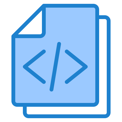 코딩 srip Blue icon