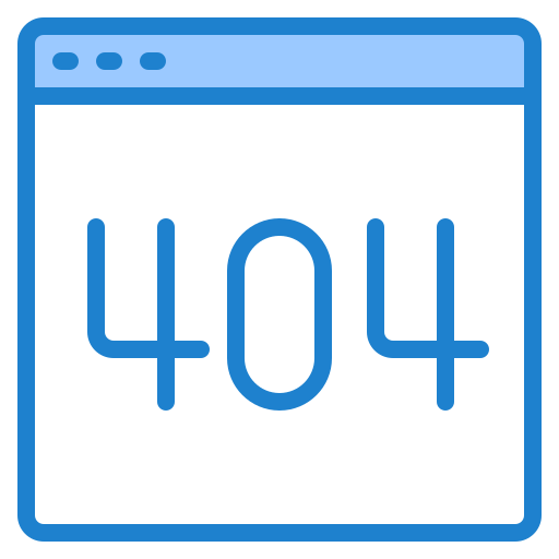 errore 404 srip Blue icona