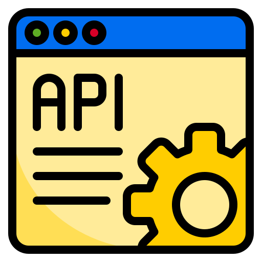 Api srip Lineal Color icon