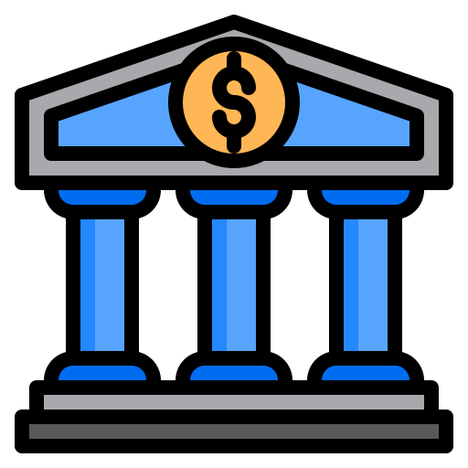 bank srip Lineal Color icon