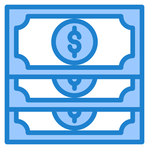 Деньги srip Blue иконка