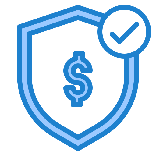 Secure srip Blue icon