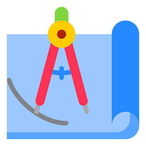 Blueprint srip Flat icon