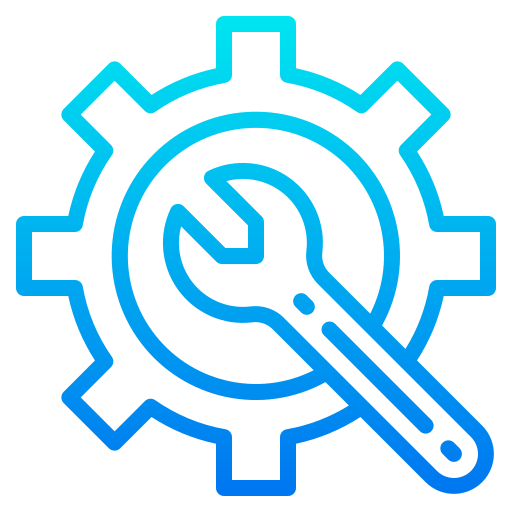 Wrench srip Gradient icon
