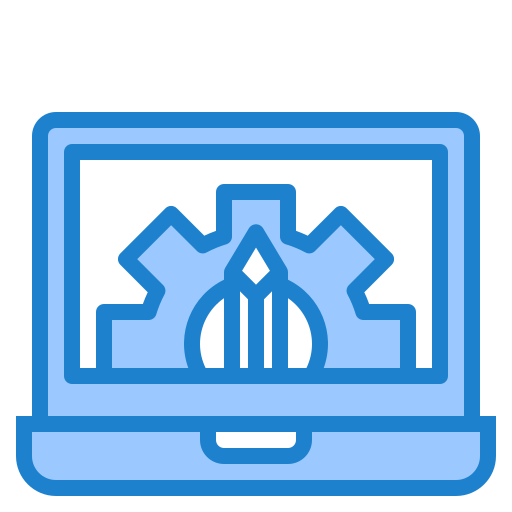 computadora srip Blue icono
