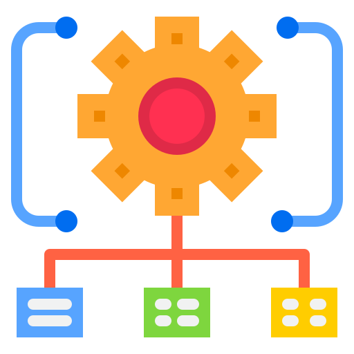 graphique srip Flat Icône