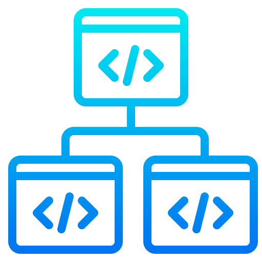 Software development srip Gradient icon