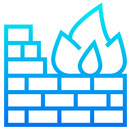 firewall srip Gradient icon