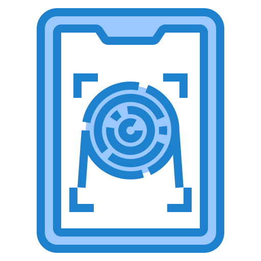 指紋 srip Blue icon