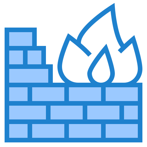 firewall srip Blue icoon