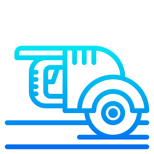 Circular saw srip Gradient icon