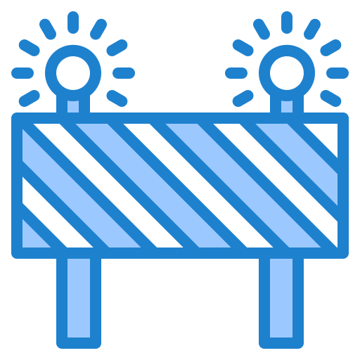 バリア srip Blue icon