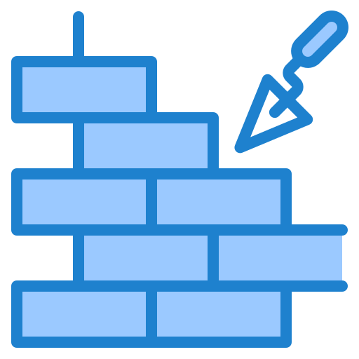mur de briques srip Blue Icône