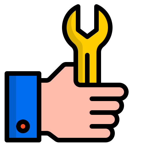 Wrench srip Lineal Color icon