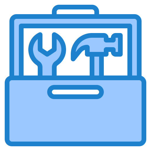 caja de herramientas srip Blue icono