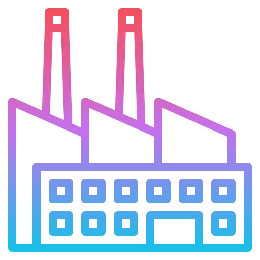 fabriek Iconixar Gradient icoon