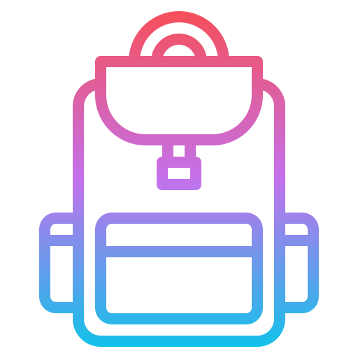 Backpack Iconixar Gradient icon