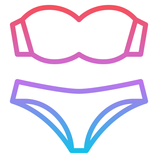 bikini Iconixar Gradient icona