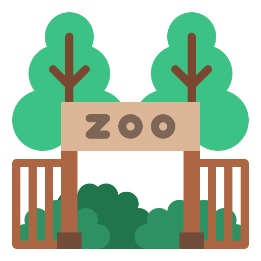 Zoo Iconixar Flat icon