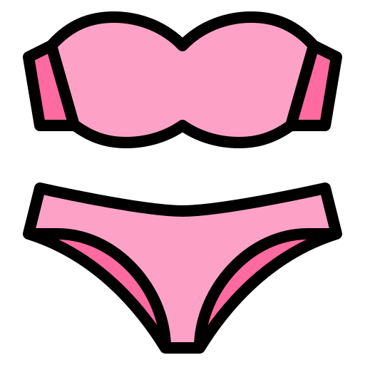 Bikini Iconixar Lineal Color icon