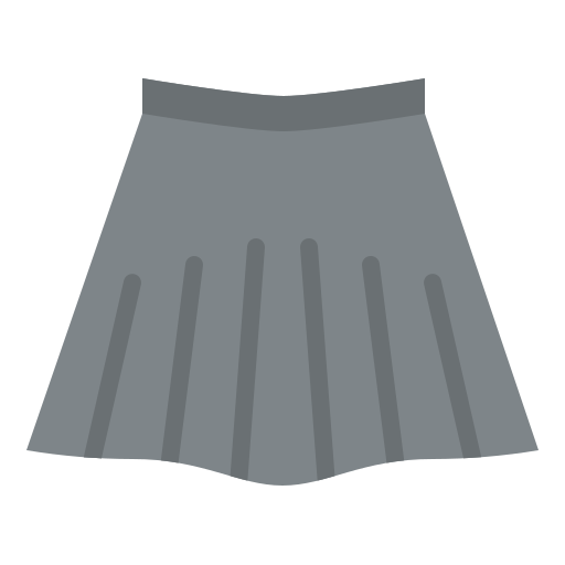 Mini skirt Iconixar Flat icon