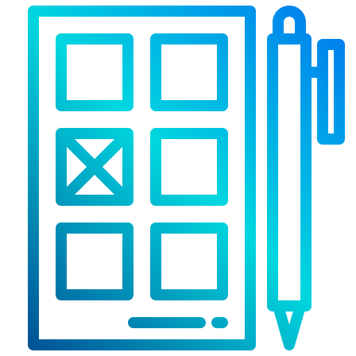 Ballot xnimrodx Lineal Gradient icon