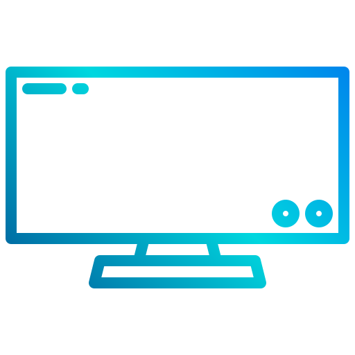 telewizja xnimrodx Lineal Gradient ikona