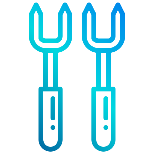 tenedor xnimrodx Lineal Gradient icono