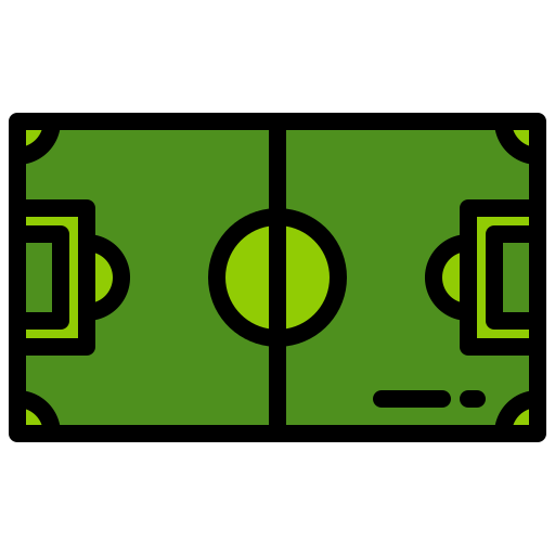 Soccer field xnimrodx Lineal Color icon