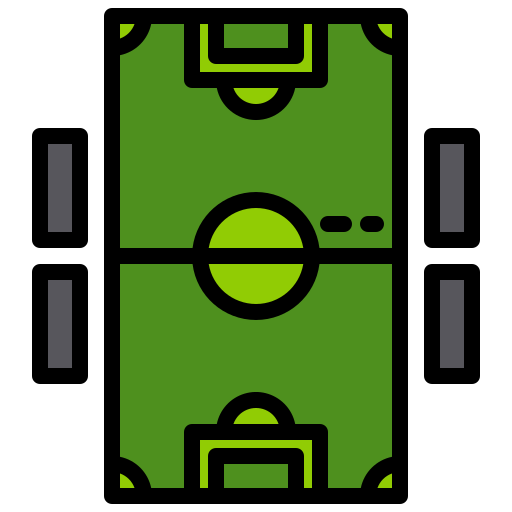 Футбольное поле xnimrodx Lineal Color иконка