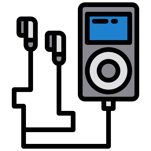 reproductor de música xnimrodx Lineal Color icono