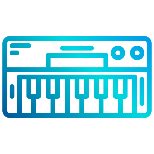teclado xnimrodx Lineal Gradient icono