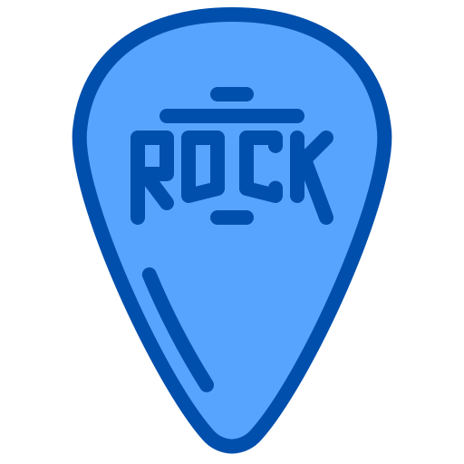 Guitar pick xnimrodx Blue icon