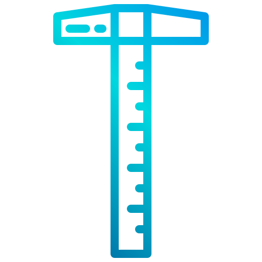 Ruler xnimrodx Lineal Gradient icon