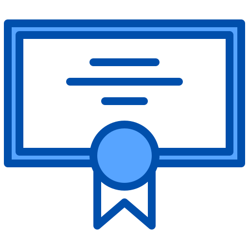 証明書 xnimrodx Blue icon