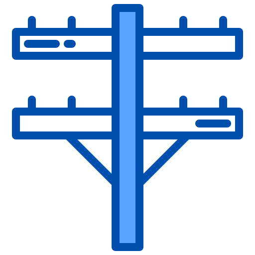 elektrische paal xnimrodx Blue icoon