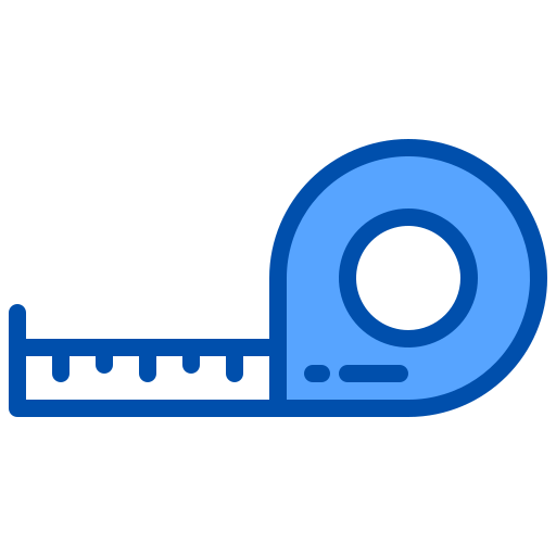 Measuring tape xnimrodx Blue icon