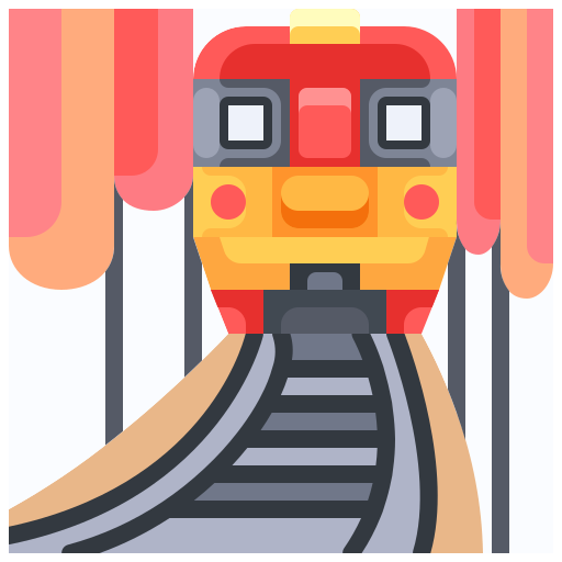 trein Justicon Flat icoon
