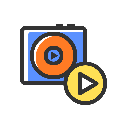 Mp3 player Generic Color Omission icon