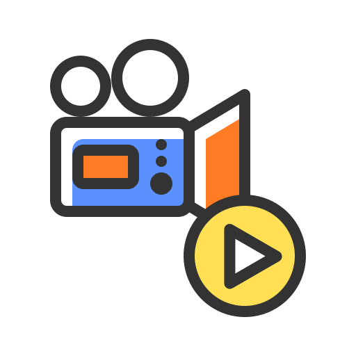 cámara de cine Generic Color Omission icono